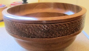 Commended decorated bowl by David Reed